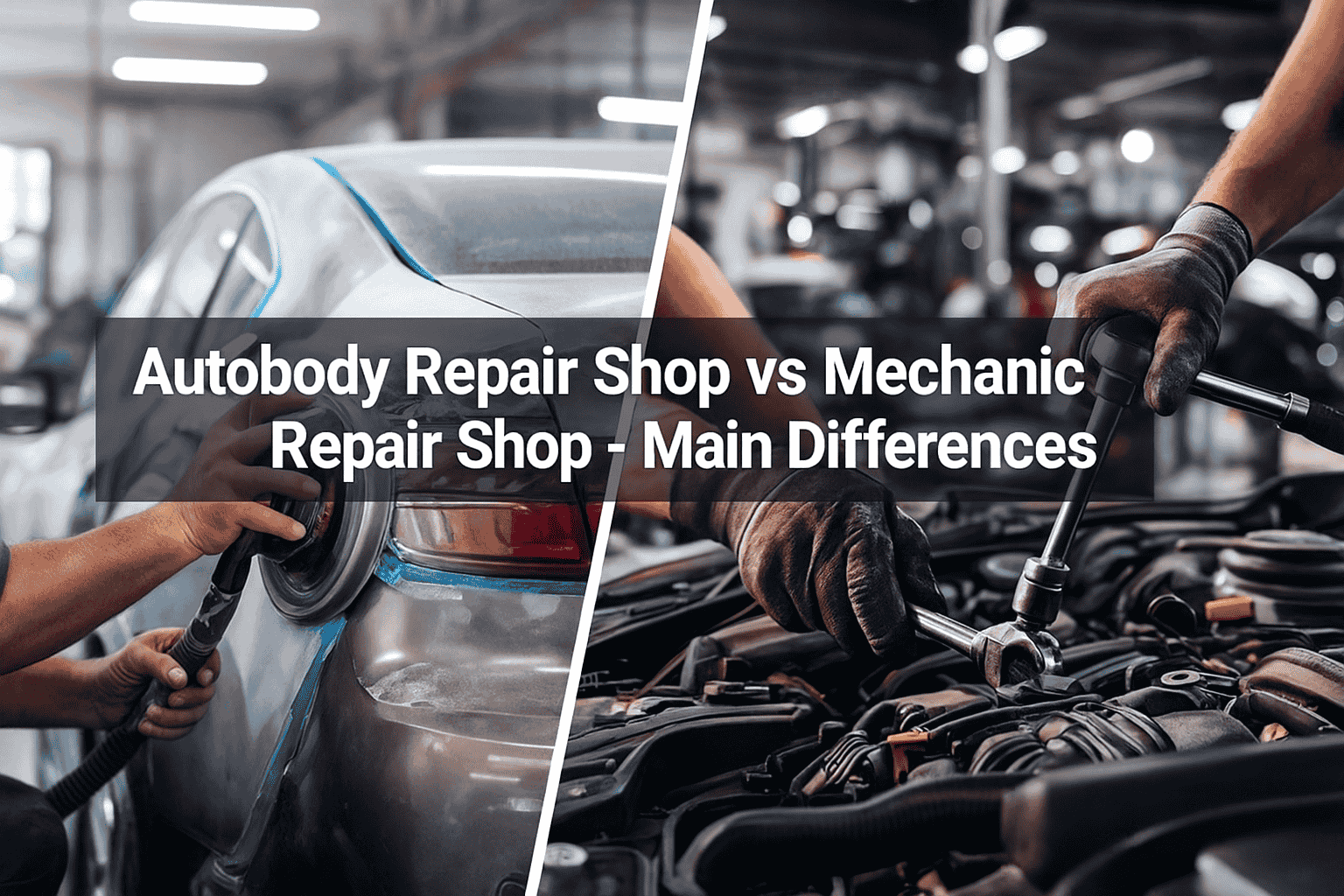 Autobody Repair Shop vs Mechanic Repair Shop